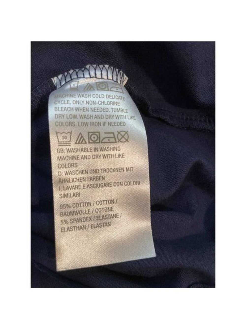 Denim & Co. Printed Perfect Jersey Round Neck Long Sleeve Top 2X (313C) - Picture 7 of 8